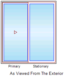 Sliding Patio Door (OX) — Dining Room Sliding Door